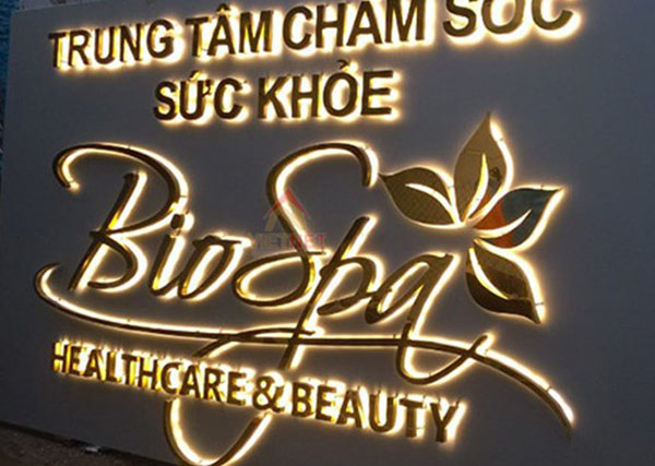 Thiết kế thi công bảng hiệu quảng cáo spa tại Đà Nẵng